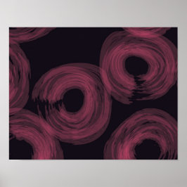 Coole, moderne, trendige Aquarellbilder Poster