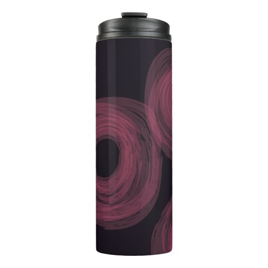 Coole, moderne, trendige Aquarellbilder Thermosbecher (Vorderseite)