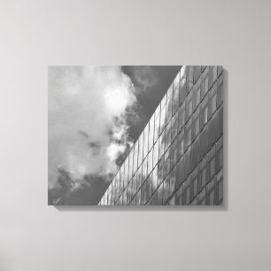 Coole, moderne, urbane Natur und Architektur Leinwanddruck