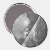 Coole, moderne, urbane Natur und Architektur Magnet (Vorderseite/Rückseite)