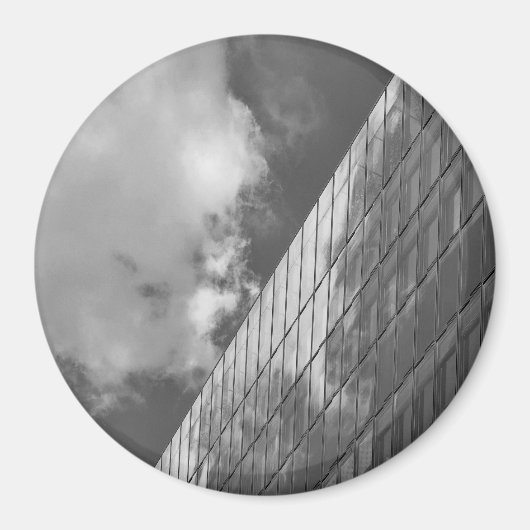 Coole, moderne, urbane Natur und Architektur Magnet (Vorne)