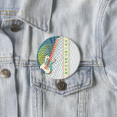 Coole moderne weiße und Aquamarine elektrische Git Button (Beispiel)