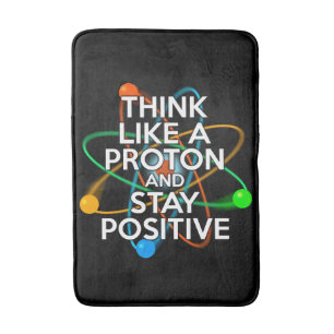 Coole moderne Wissenschaft positive Quote Badematte