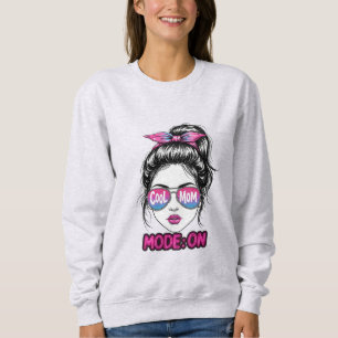 Coole Mom-Mode Ein – Lustiges Trendiges Mom-Life-D Sweatshirt