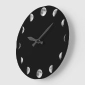Coole Mondphasen Minimale Neuheit Wall Uhr (Winkel)