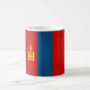 Coole mongolische Flagge Kaffeetasse