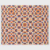 Coole Monogramm-Feier, die jedes Alter hervorrufen Geschenkpapier (Flach)