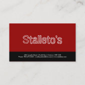 Coole Monogramm-Geschäfts-Karten Visitenkarte (Rückseite)