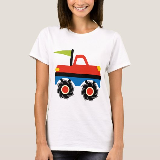 Coole Monster-LKW-T-Shirts Kindererwachsen-Größen T-Shirt (Vorderseite)
