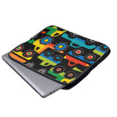 Coole Monster LKW Transportgeschenke für Jungen Laptopschutzhülle (Vorne Knopf)