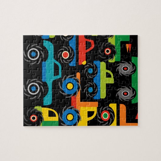 Coole Monster LKW Transportgeschenke für Jungen Puzzle (Horizontal)