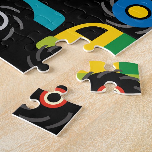 Coole Monster LKW Transportgeschenke für Jungen Puzzle (Seite)