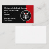 Coole Motorrad-Themenkarten Visitenkarte (Vorne/Hinten)