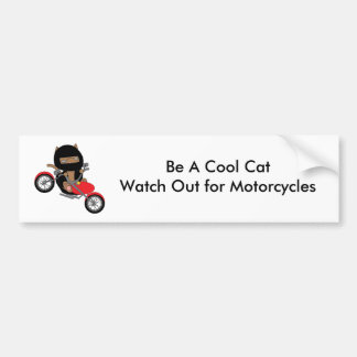 Coole Motorradkiste Autoaufkleber