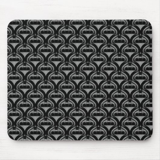 Coole Mousepad in Schwarz und Grau (Vorne)
