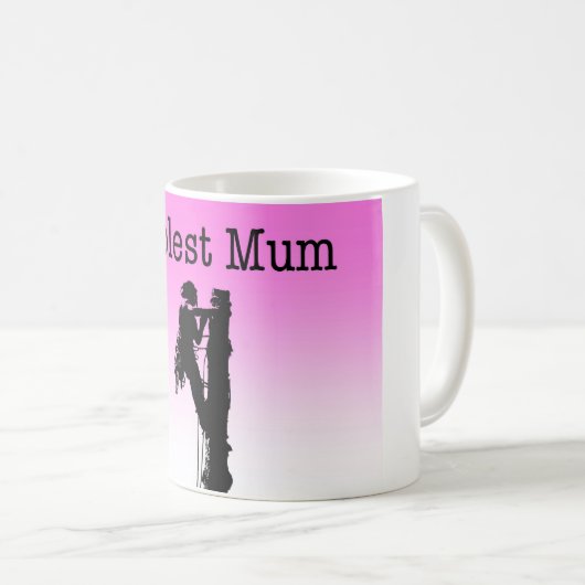 Coole Mum-Arborist-Gabe Kaffeetasse (VorderseiteRechts)