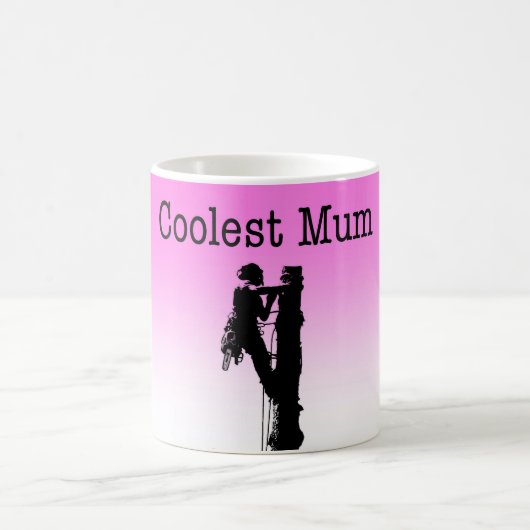 Coole Mum-Arborist-Gabe Kaffeetasse (Mittel)