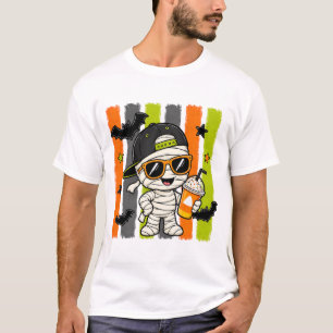 Coole Mumien Candy Corn Getränk Halloween T-Shirt
