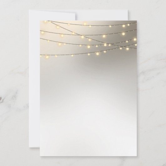 Coole Muscheln am Strand, Lichter Save the Date (Rückseite)