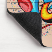 Coole Musik Graffiti Mousepad (Ecke)