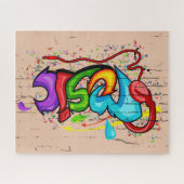 Coole Musik Graffiti Puzzle (Horizontal)