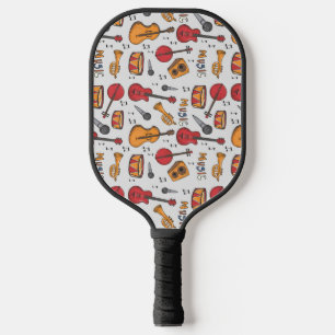 Coole Musik Themenbanjo Drums Gitarre Geige mehr Pickleball Schläger