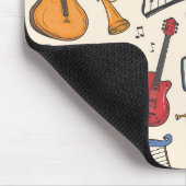 Coole Musik ThemenKlavierabende Gitarre Geige mehr Mousepad (Ecke)