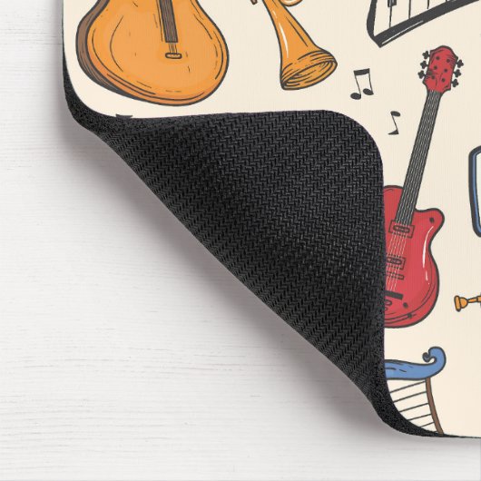 Coole Musik ThemenKlavierabende Gitarre Geige mehr Mousepad (Ecke)