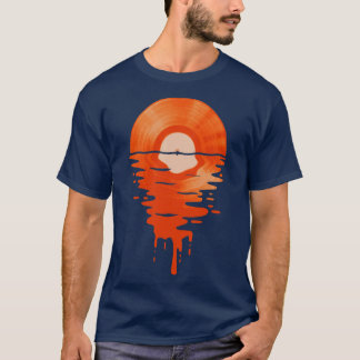 Coole Musik Vinyl Retro Orange T-Shirt