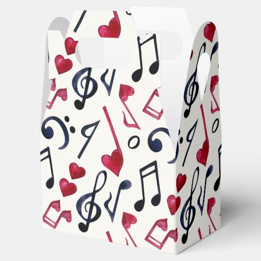 Coole Musikfreunde mit Fliesenboden Party Medium Geschenkschachtel (Geöffnet)