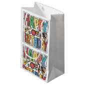 Coole Musikinstrumente zum Geburtstag Kleine Geschenktüte (Vorderseite Schrägansicht)