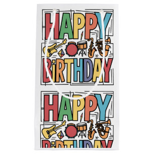 Coole Musikinstrumente zum Geburtstag Kleine Geschenktüte