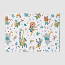 Coole Musikkapelle Seidenpapier