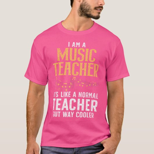 Coole Musiklehrer Kunst für Männer Frauen Schule O T-Shirt (Vorderseite)