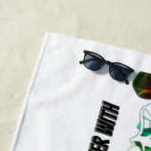 Coole Musiklehrerin Strandtuch (Beispiel)