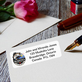 Coole Muskoka Kanada Fischerei Wappen im Freien