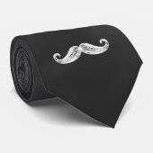 Coole Mustache-Krawatte Krawatte (Gerollt)