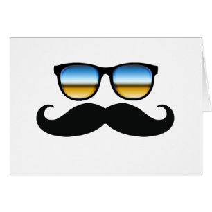 Coole Mustache unter Schaden