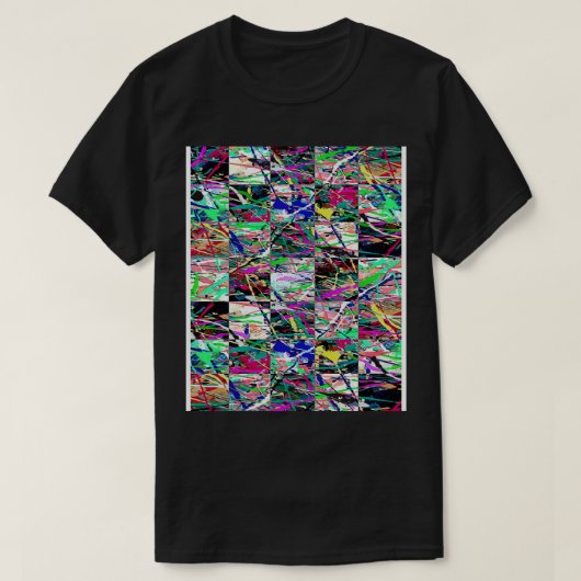 coole Musterkunst T-Shirt (Design vorne)
