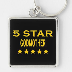 Coole Mütter: Fünf-Sterne-Godmutter Schlüsselanhänger