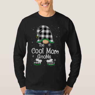 Coole Mutter Gnom Büffel Kariert passende Familie  T-Shirt