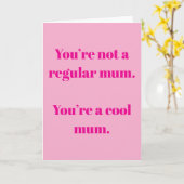 Coole Mutter Karte (Gelbe Blume)