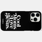 Coole Mütter lieben Jesus Case-Mate iPhone Hülle (Rückseite (Horizontal))