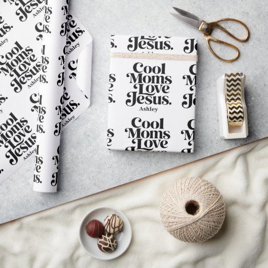 Coole Mütter lieben Jesus Geschenkpapier (Kunsthandwerk)