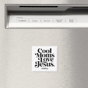Coole Mütter lieben Jesus Magnet