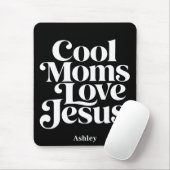 Coole Mütter lieben Jesus Mousepad (Mit Mouse)