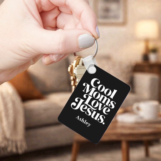 Coole Mütter lieben Jesus Schlüsselanhänger
