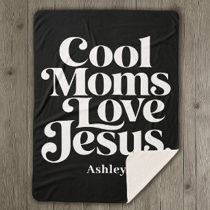 Coole Mütter lieben Jesus Sherpadecke