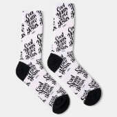 Coole Mütter lieben Jesus Socken (Rechts)