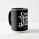 Coole Mütter lieben Jesus Tasse (Vorderseite Links)